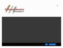 Tablet Screenshot of galvanelettronica.com